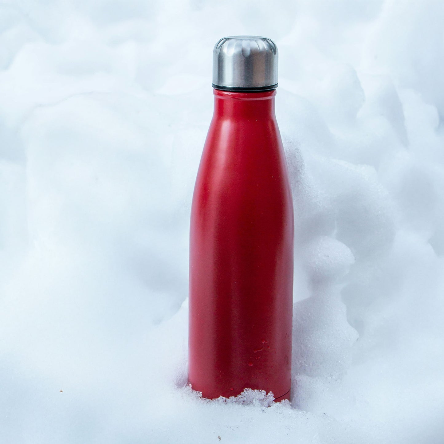 Red 500ml Stainless Steel Insulated Vacuum-Water Bottle