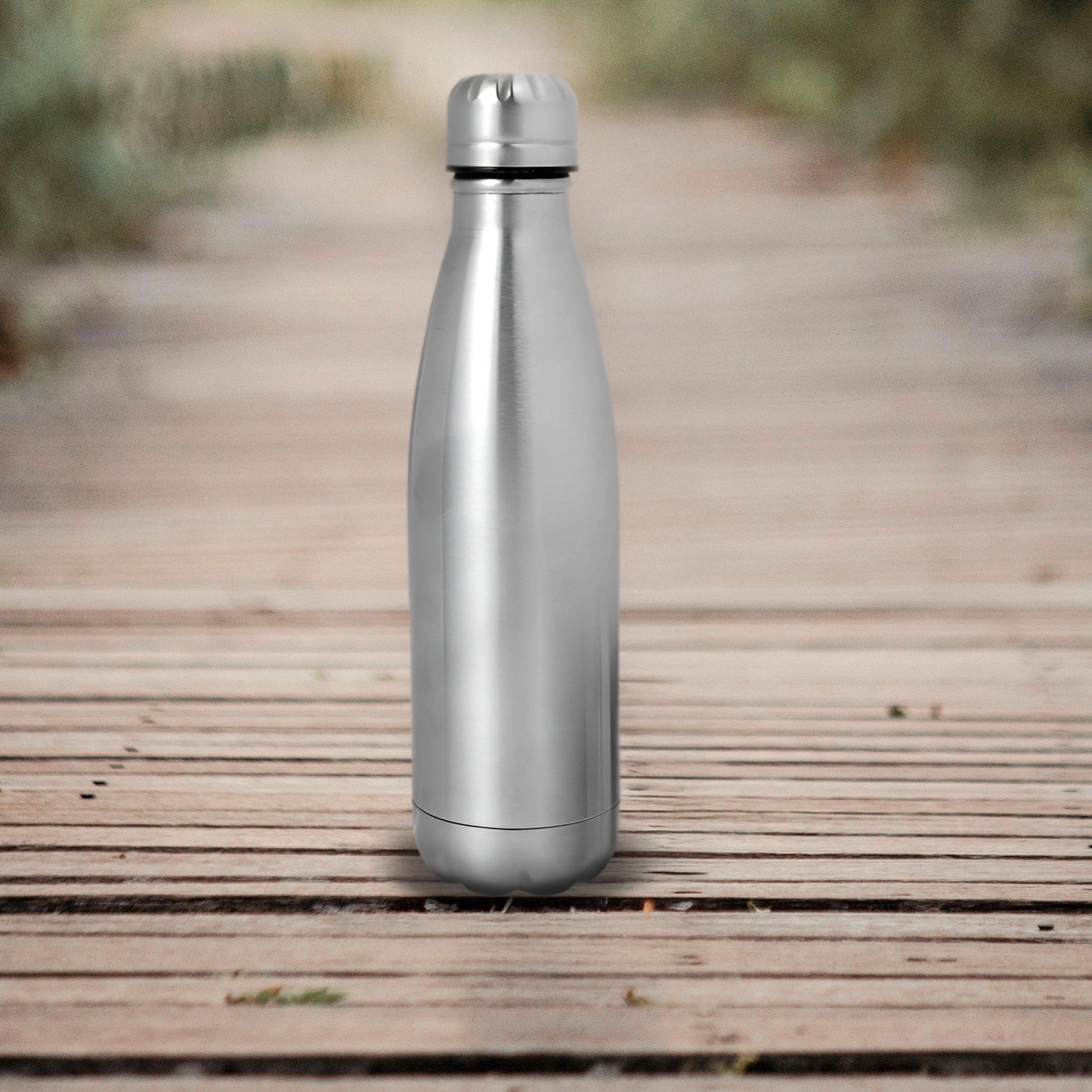 Silver 500ml Stainless Steel Insulated Vacuum-Water Bottle