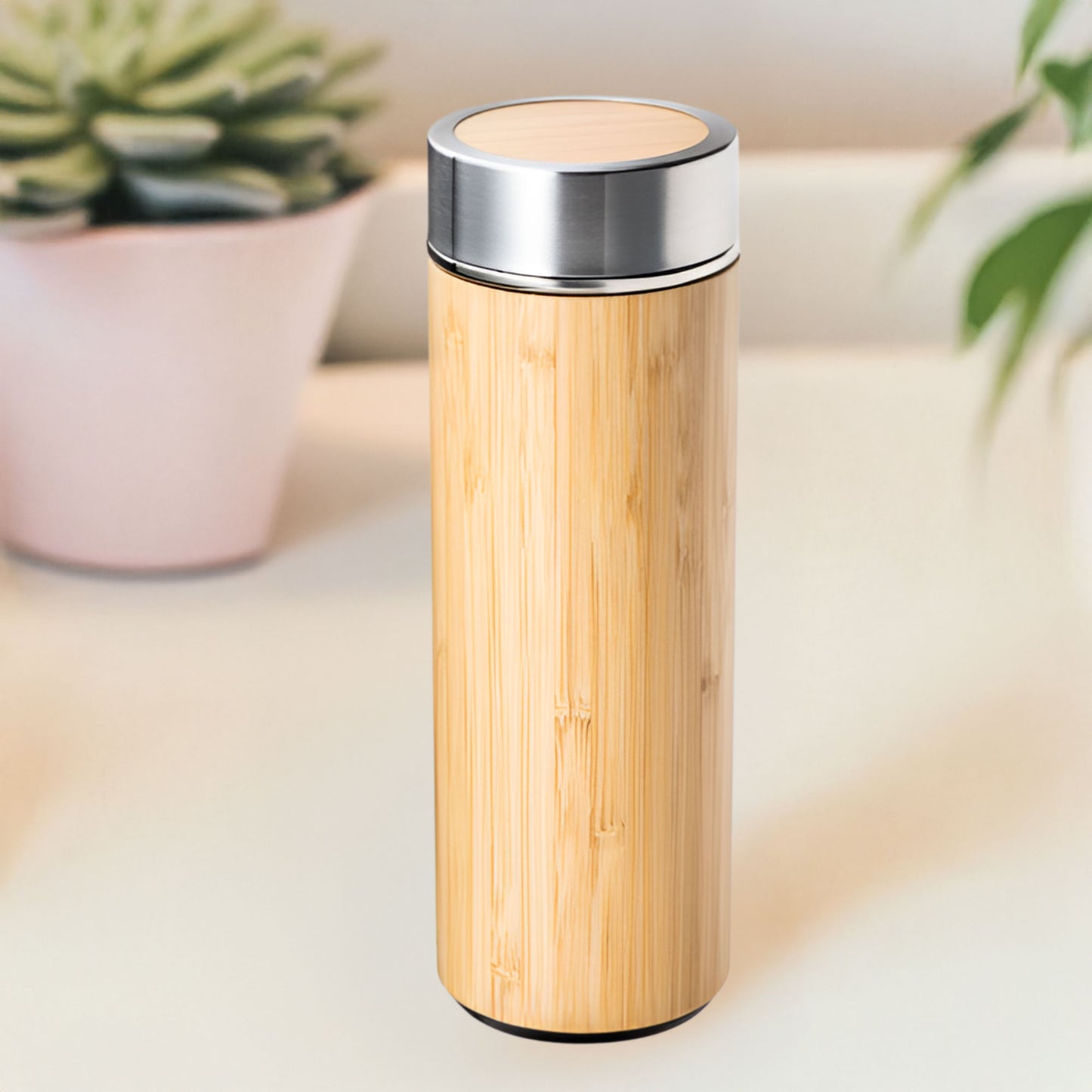 Bamboo Insulated Water Bottle