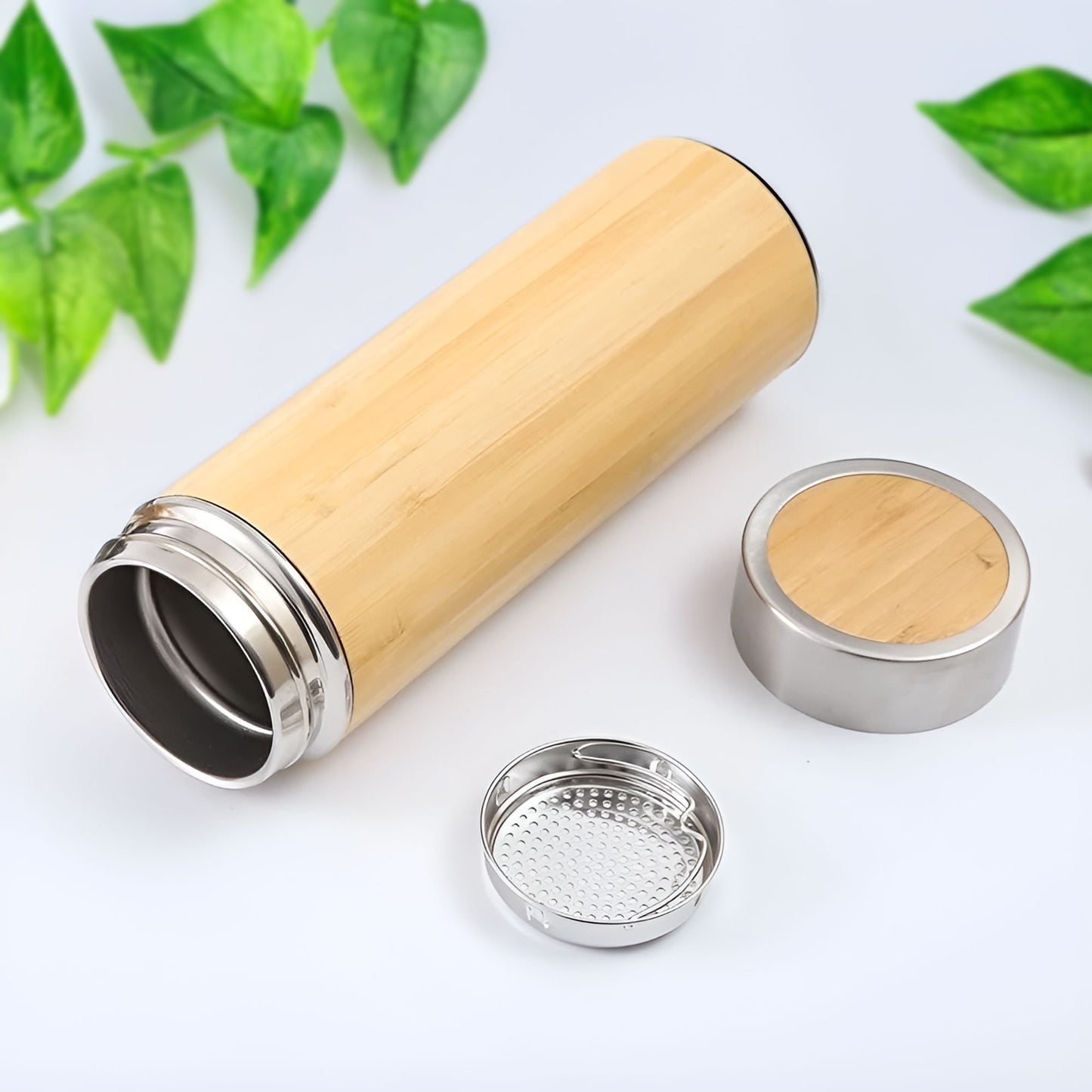 Bamboo Insulated Water Bottle