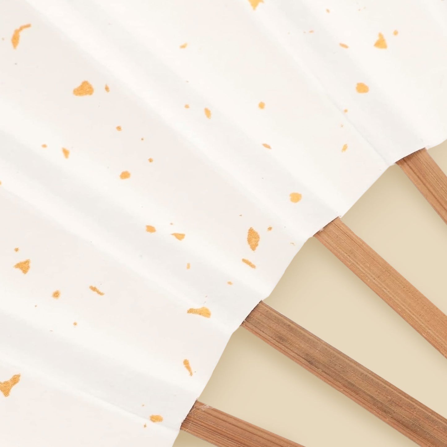 Bamboo paper hand fan