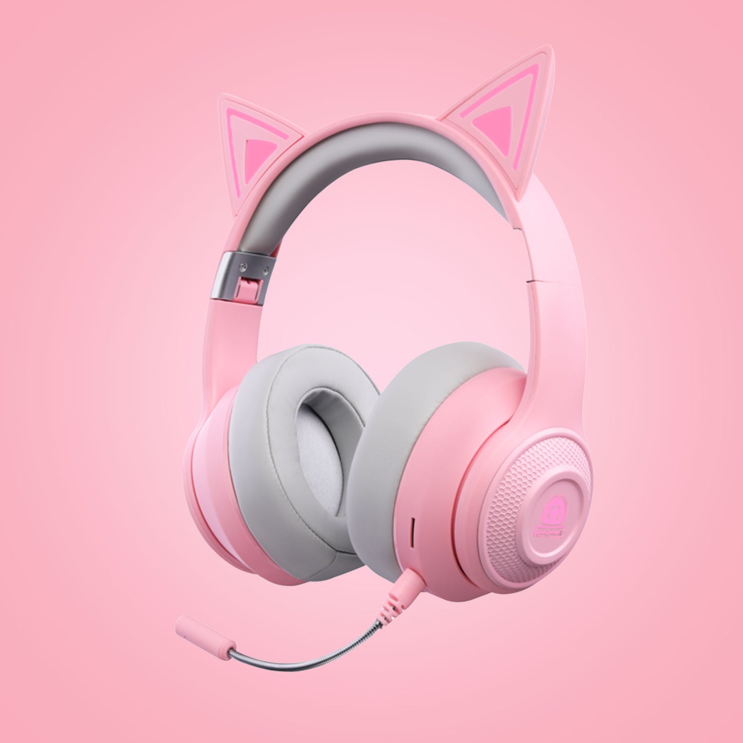 Pink Cat Bluetooth Headphones