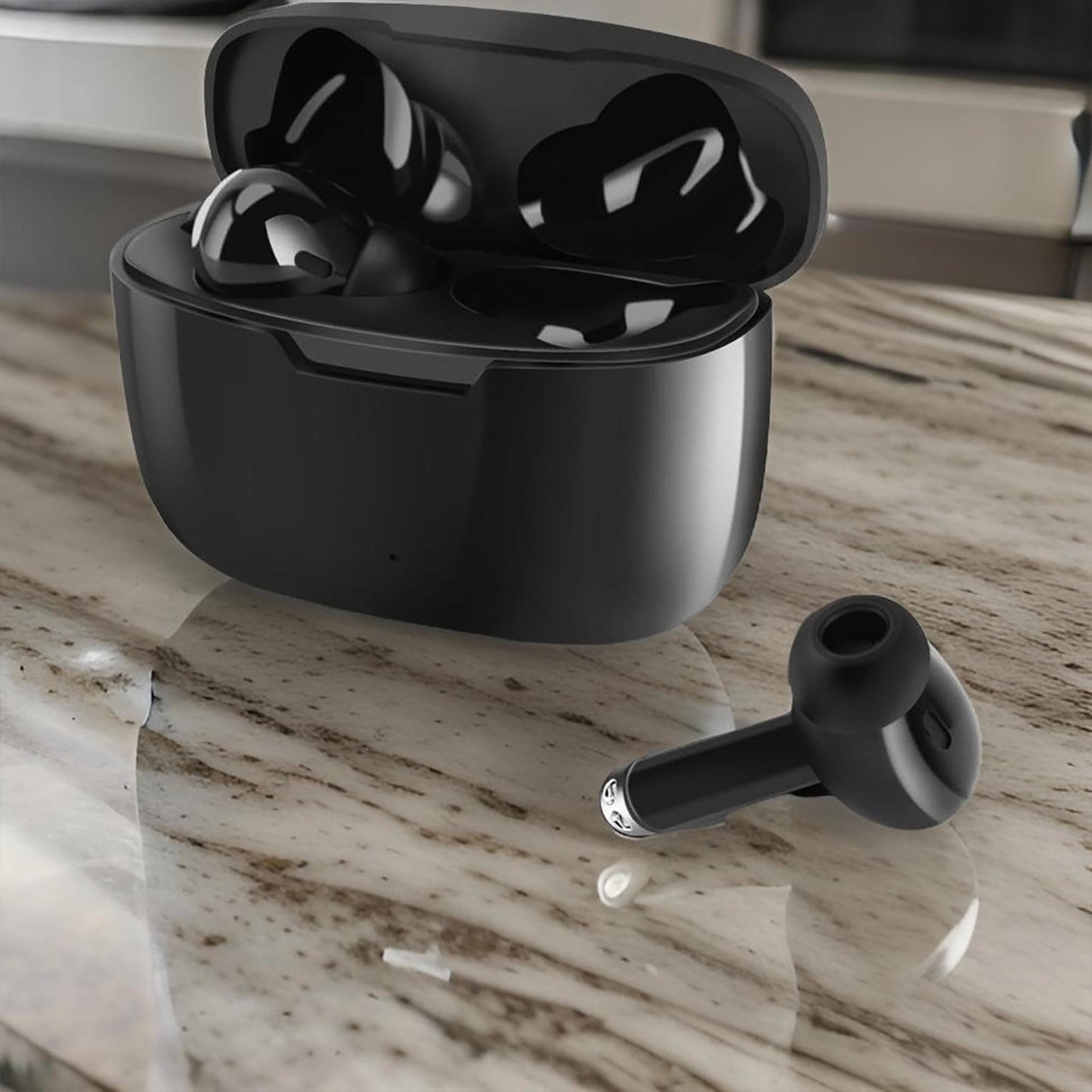 Black Y113 TWS Bluetooth Wireless Earbuds