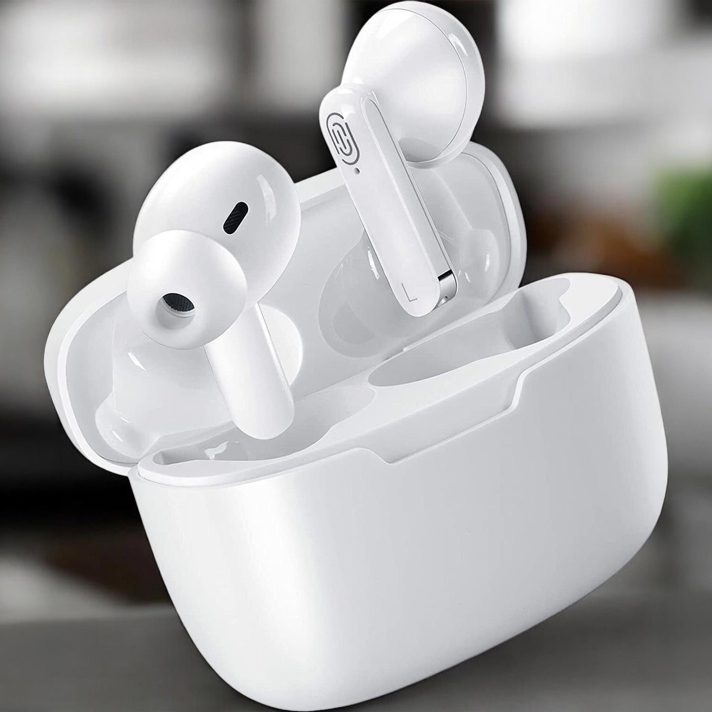 White Y113 TWS Bluetooth Wireless Earbuds
