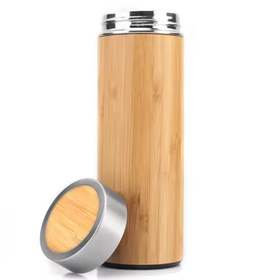 Bamboo Insulated Water Bottle