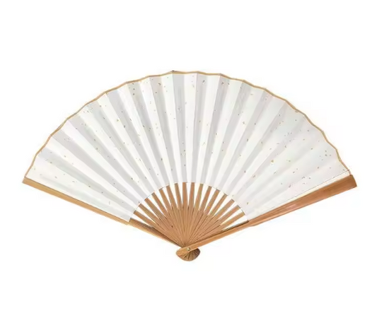 Bamboo paper hand fan